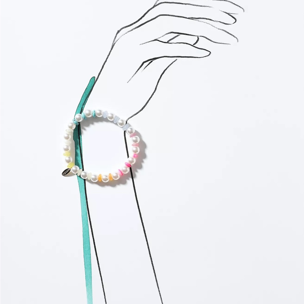 NWT Beaded Stretch Bracelet bu Anthropologie - Picture 3 of 3